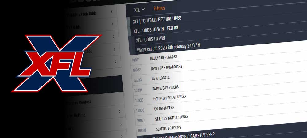 Sports Bettors Will See Betting Lines On-Screen During XFL Games