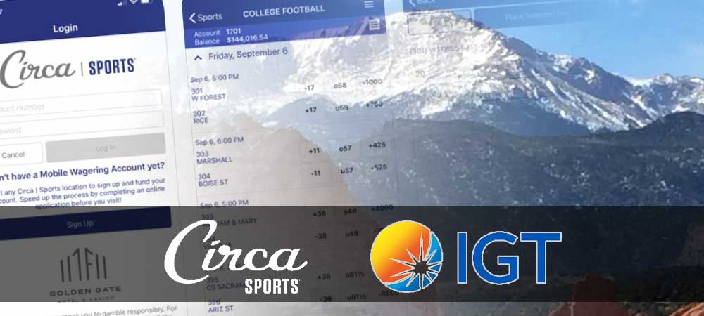 Mobile Betting In Colorado To Feature IGT, Circa Sports App