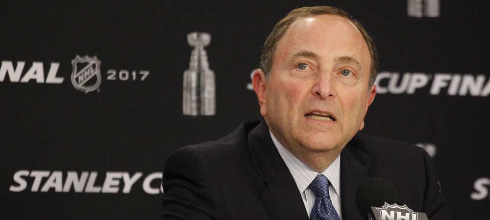 NHL Commissioner Bettman Giving Hockey Bettors Hope For Season Return
