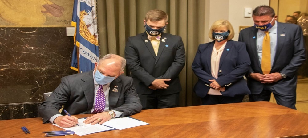 Louisiana Governor Signs Sports Betting Referendum Bill Into Law
