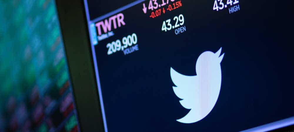 Oddsmakers Set Over-Under On Twitter Stock Price