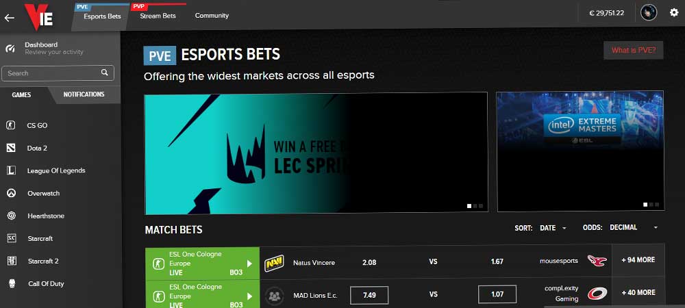 Esports Betting Operator VIE.gg Signs With CS:GO Team Dignitas