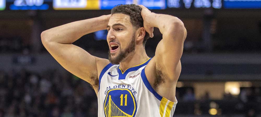 Golden State Warriors NBA Finals Odds Drop With Klay Thompson Injury