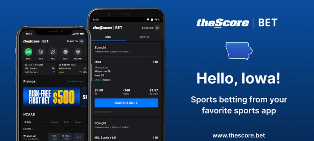 theScore Bet Officially Launches Sportsbook In Iowa