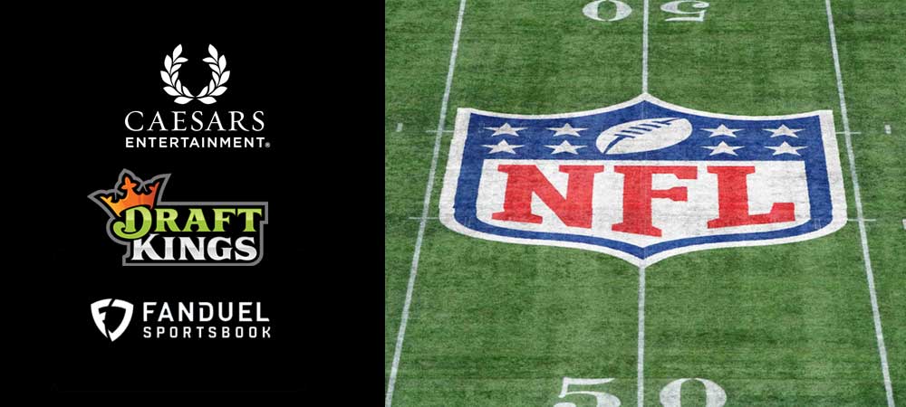 NFL Goes All In With DraftKings, FanDuel, Caesars Partnerships