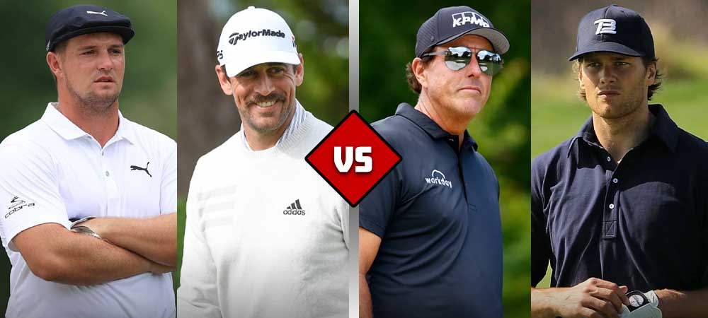 The Match 4: DeChambeau/ Rodgers Favored Over Mickelson/Brady