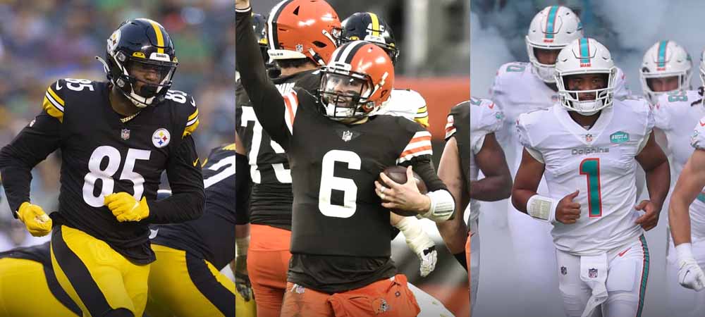 Dolphins, Browns, And Steelers Facing Underdog NFL Odds In Week 1