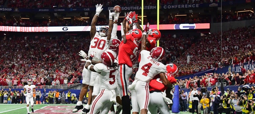 Georgia, Alabama Have Best Odds To Win CFB National Championship