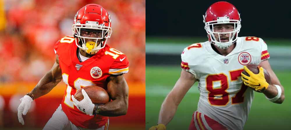 Tyreek Hill And Travis Kelce Player Props For MNF Vs. Giants