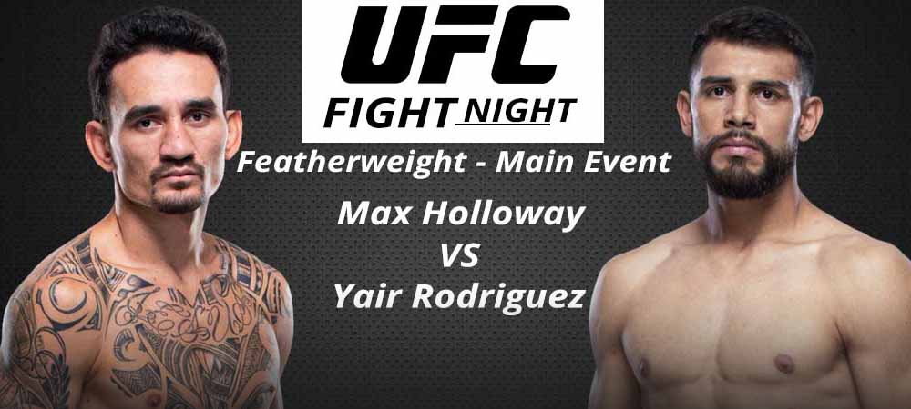 Holloway Heavily Favored Over Rodriguez On UFC Fight Night