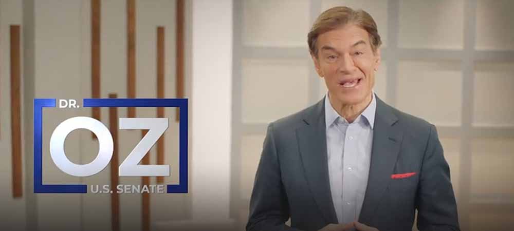 Dr. Oz Favored By Sportsbook To Win U.S. PA Senate Election