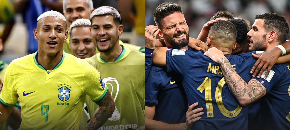 Brazil and France Maintain Top World Cup Favorites Status