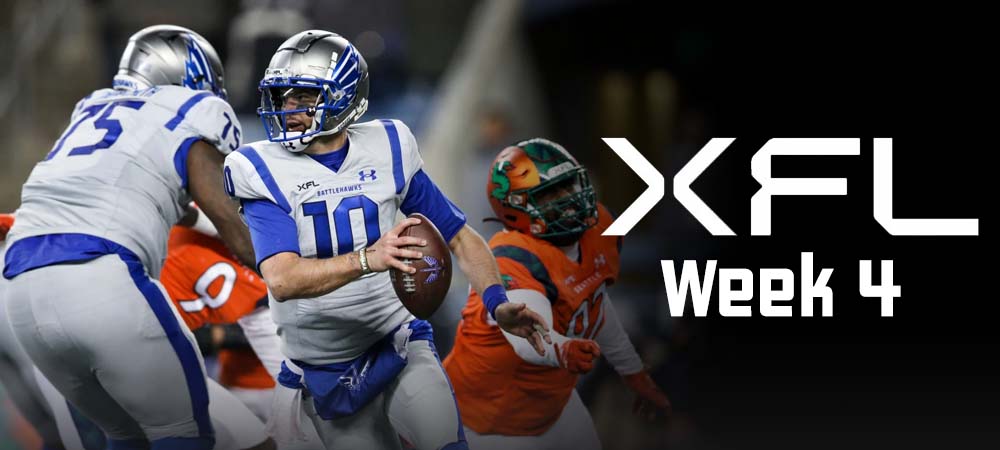 XFL Week Four Top ML, Spread, or Total Bets for Each Matchup