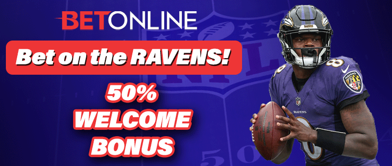 Bet on the Baltimore Ravens at BetOnline Sportsbook