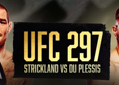 UFC 297 Main Card Odds Predicts Strickland KO Vs Du Plessis