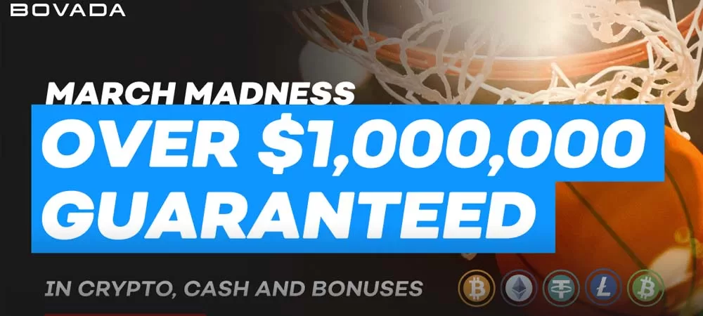 Over $1 Million Guaranteed On Bovada’s March Madness Promo