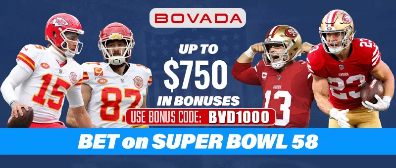 Bet on Super Bowl 58 at Bovada Sportsbook