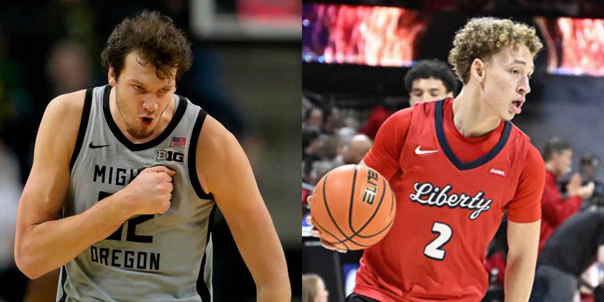 Best Bets For #12 Liberty Vs. #5 Oregon March Madness First Round 1 Best Bets For #12 Liberty Vs. #5 Oregon March Madness First Round - Nate Bittle - Taelon Peter