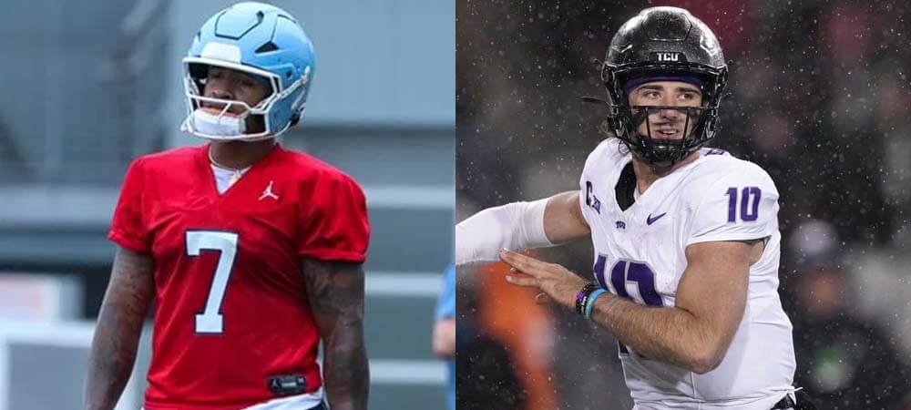 Best Bets For TCU Vs. North Carolina Monday Night CFB - Gio Lopez, Josh Hoover