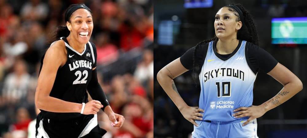Plus Money WNBA Betting Value Offered For Sky Vs. Aces - A'ja Wilson, Kamila Cardoso
