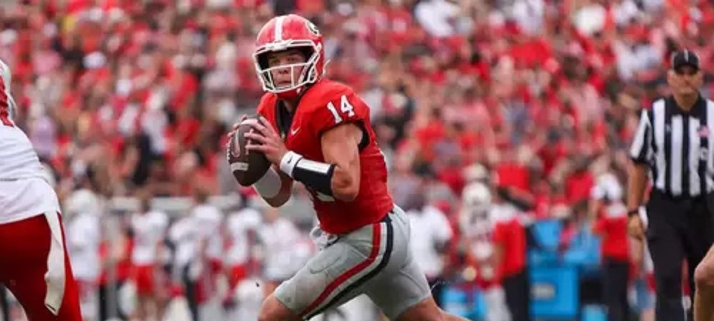 Texas Georgia Football Game Gunner Stockton