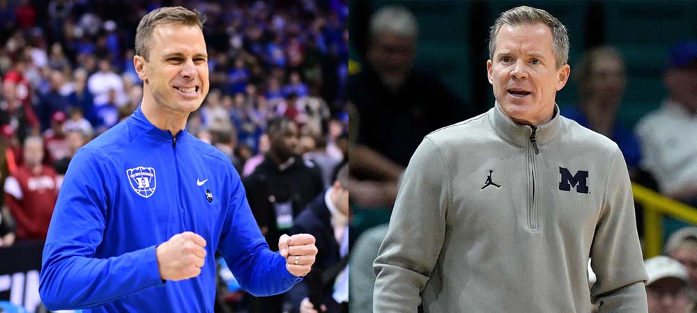 2026-27 March Madness Odds Favoring Duke, Michigan 1 2026-27 March Madness Odds Favoring Duke, Michigan - Jon Scheyer, Dusty May