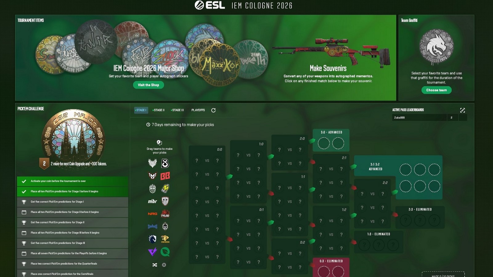 IEM Cologne Major 2026 Pick’Em Guide For Stage 1 Matches 1 IEM Cologne Major 2026 Pick’Em Guide For Stage 1 Matches