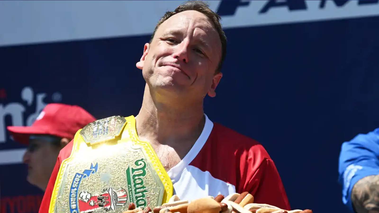 Hot Dog Eating Contest Odds: Can Anyone Beat Joey Chestnut? 1 Hot Dog Eating Contest Odds: Can Anyone Beat Joey Chestnut?