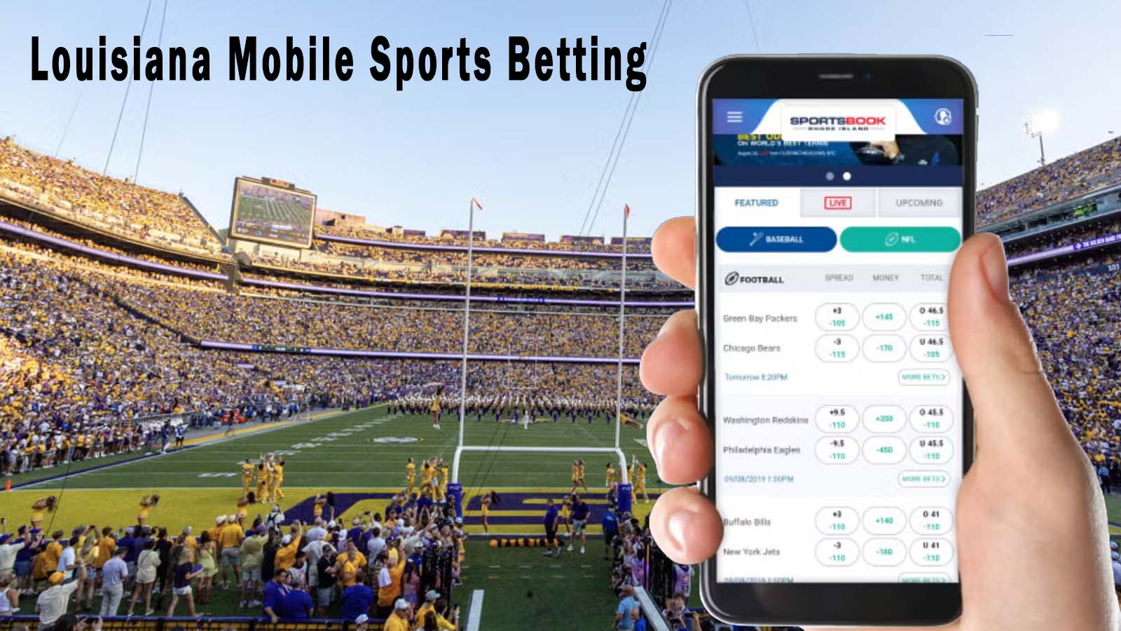 Louisiana Mobile Sports Betting Handle Up 27.3% In June